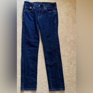Levi’s Straight Leg Blue Denim Jeans